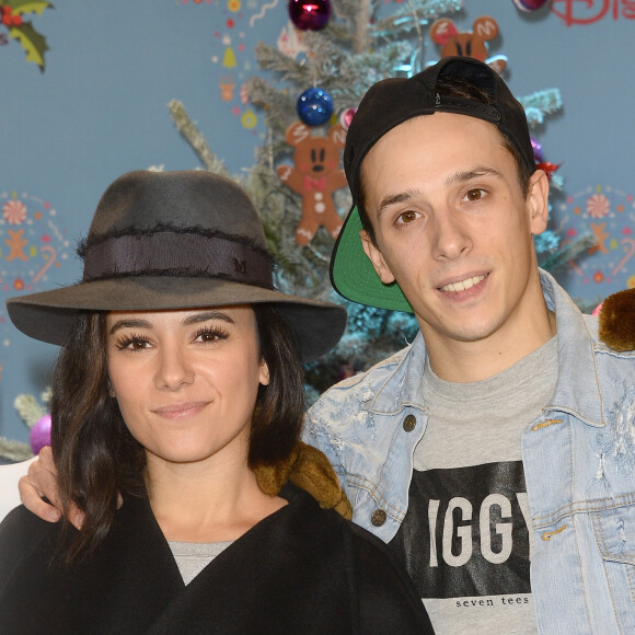 Alizée et son compagnon Grégoire Lyonnet - Lancement du Noël de Disneyland Paris avec une nouvelle parade sur le thème "Les Nouvelles Princesses" à Marne-la-Vallée, le 15 novembre 2014. 