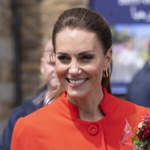 Catherine (Kate) Middleton, duchesse de Cambridge, en visite au château de Cardiff, Royaume Uni, le 4 juin 2022, à l'occasion du jubilé de platine de la reine d'Angleterre. 