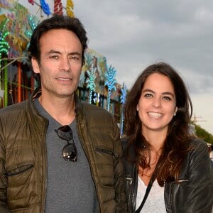 Anthony et Anouchka Delon - Ouverture de la fête des Tuileries à Paris.