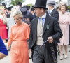 Peter Phillips et sa compagne Lindsay Wallace - People lors de la course hippique "The Cazoo Derby" à l'occasion du jubilé de platine de la reine d'Angleterre. Le 4 juin 2022