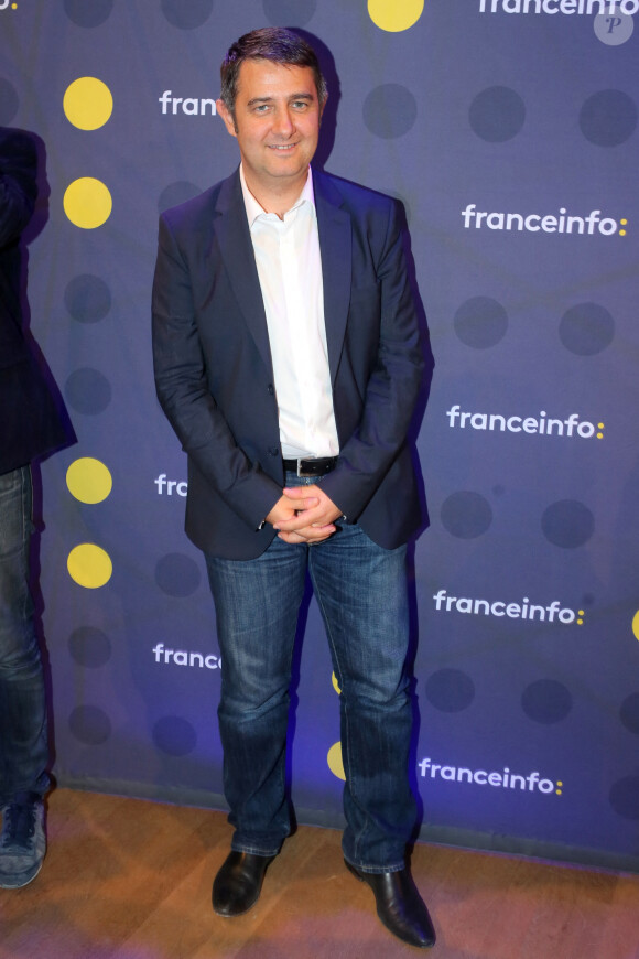 Laurent Guimier (directeur de France Info) - Conférence de presse de rentrée de Radio France à la Maison de la Radio à Paris le 31 août 2016