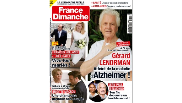 Couverture du nouveau numéro de "France Dimanche" parue le 10 juin 2022