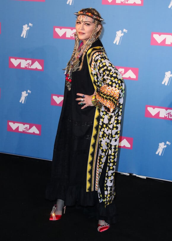 Madonna - Les célébrités assistent aux MTV Video Music Awards à New York, le 20 aout 2018. 