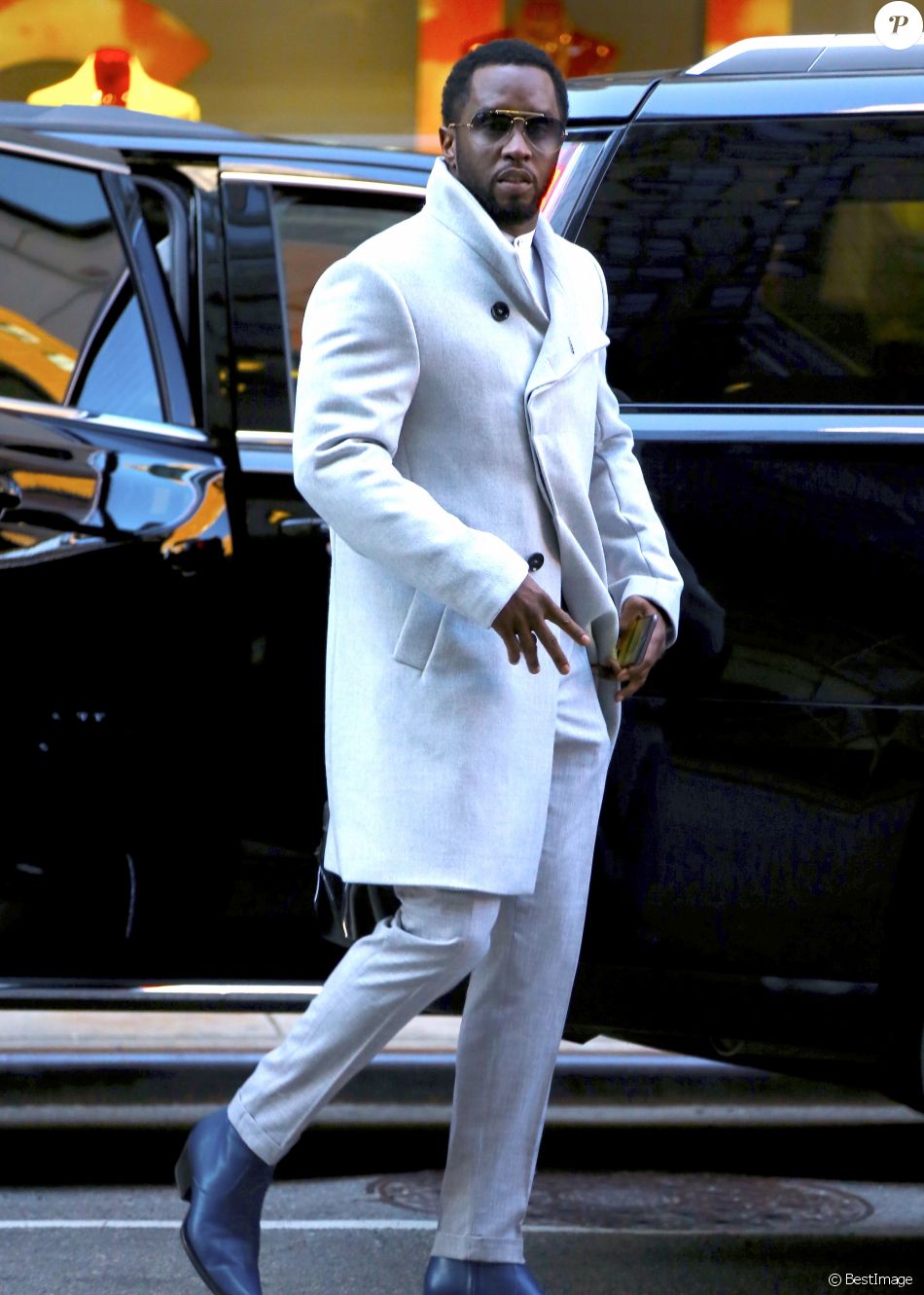 Exclusif - Sean Combs (Diddy) à New York, Le 17 Avril 2019. - Purepeople