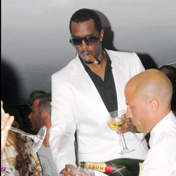 Diddy à Saint-Tropez en août 2007.