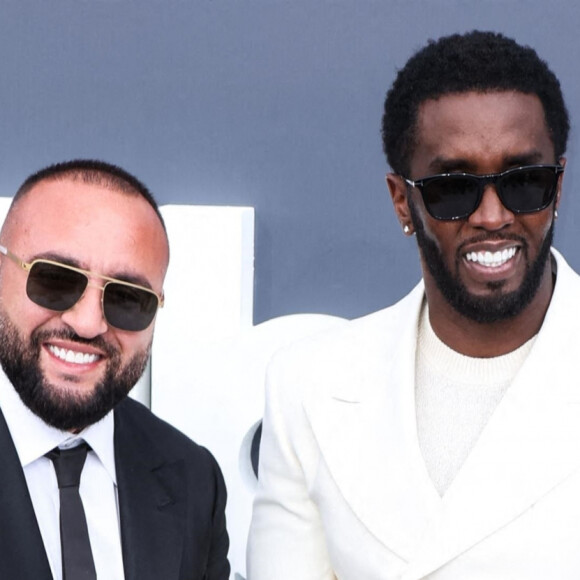 Wassim Sal Slaiby, Diddy, Sean Combs - Photocall de la cérémonie des Billboard Music Awards à Las Vegas, le 15 mai 2022.