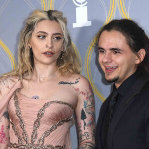 Paris Jackson et Prince Jackson au photocall de la soirée des "75ème Tony Awards" à New York, le 12 juin 2022. 