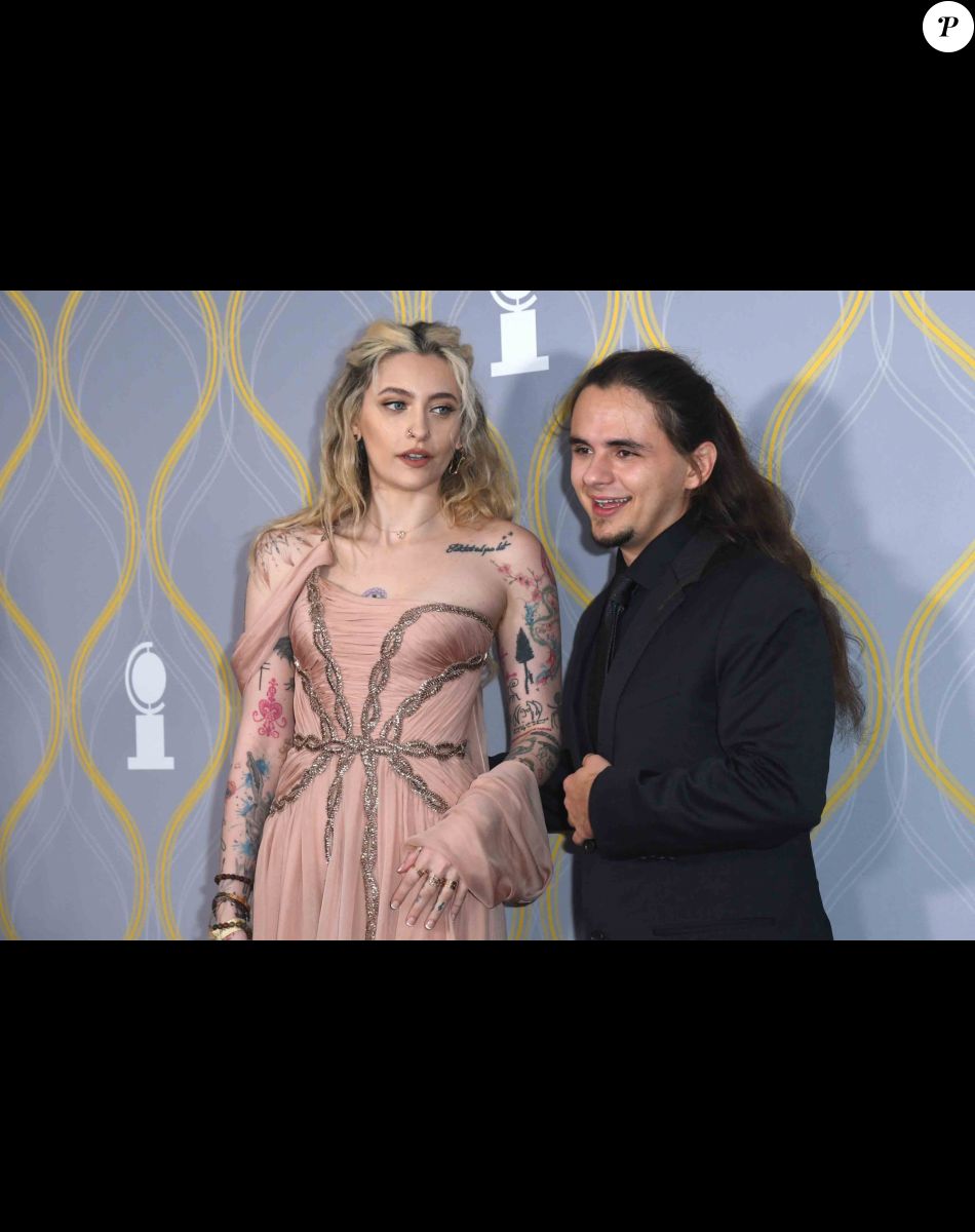 Paris Jackson et Prince Jackson au photocall de la soirée des "75ème Tony Awards" à New York, le 12 juin 2022.