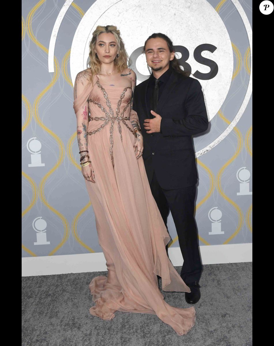 Paris Jackson et Prince Jackson au photocall de la soirée des "75ème Tony Awards" à New York, le 12 juin 2022.
