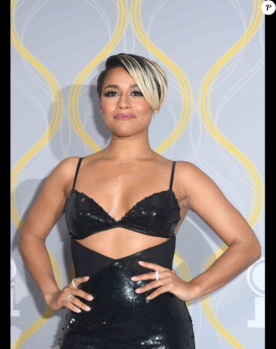 Ariana DeBose au photocall de la soirée des "75ème Tony Awards" à New York, le 12 juin 2022.
