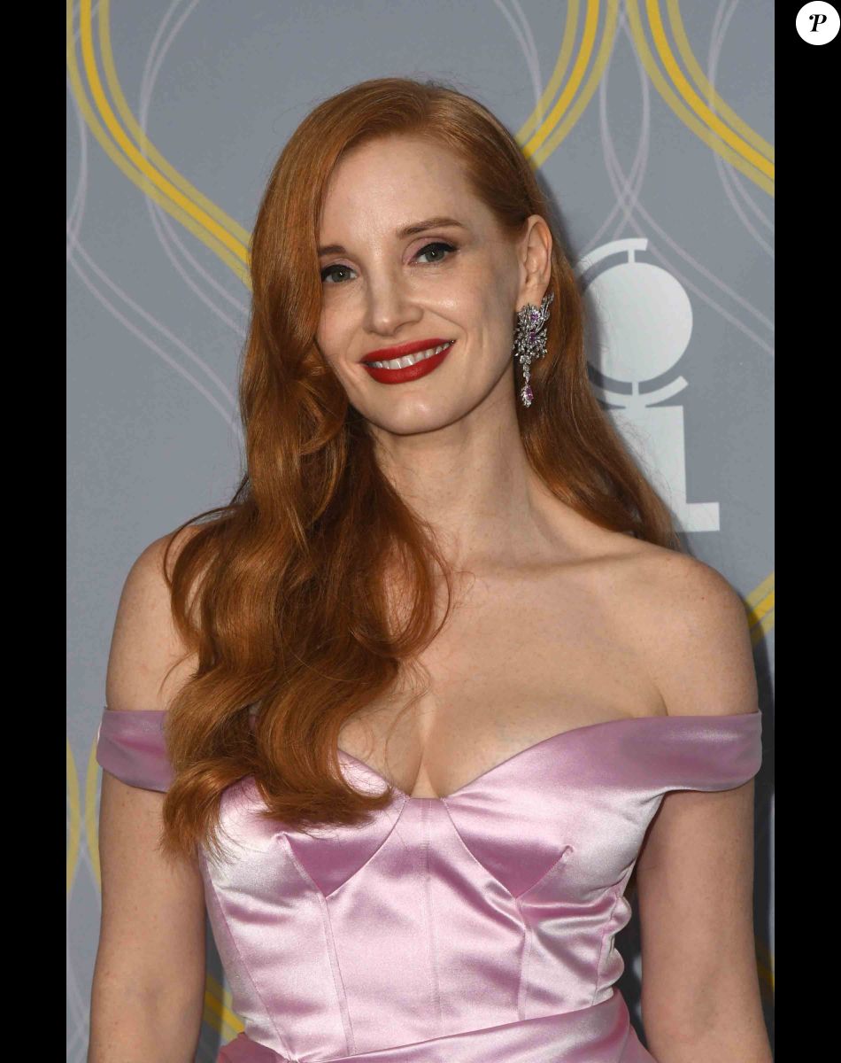 Jessica Chastain au photocall de la soirée des "75ème Tony Awards" à New York, le 12 juin 2022.