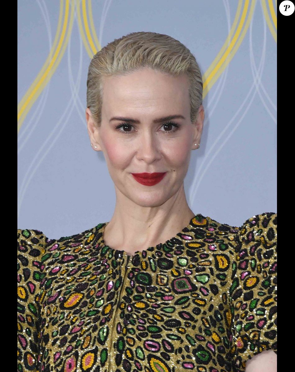 Sarah Paulson au photocall de la soirée des "75ème Tony Awards" à New York, le 12 juin 2022.
