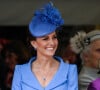 Sophie Rhys-Jones, comtesse de Wessex, et Catherine (Kate) Middleton, duchesse de Cambridge - Service annuel de l'Ordre de la jarretière à la chapelle Saint-Georges du château de Windsor, le 13 juin 2022. 