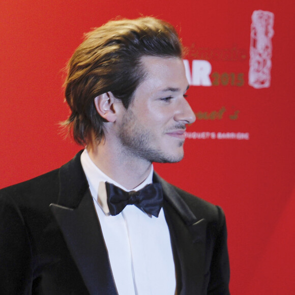 Gaspard Ulliel - Photocall au Fouquet's lors de la 40ème cérémonie des César à Paris. Le 20 février 2015 