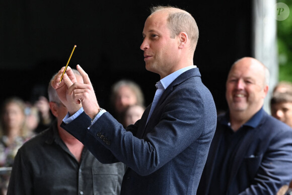 Le prince William, duc de Cambridge, en visite au château de Cardiff, Royaume Uni, le 4 juin 2022, à l'occasion du jubilé de platine de la reine d'Angleterre. 