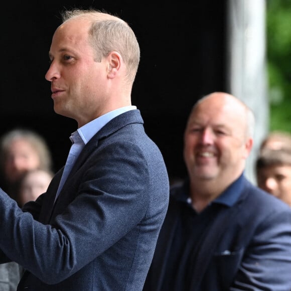 Le prince William, duc de Cambridge, en visite au château de Cardiff, Royaume Uni, le 4 juin 2022, à l'occasion du jubilé de platine de la reine d'Angleterre. 