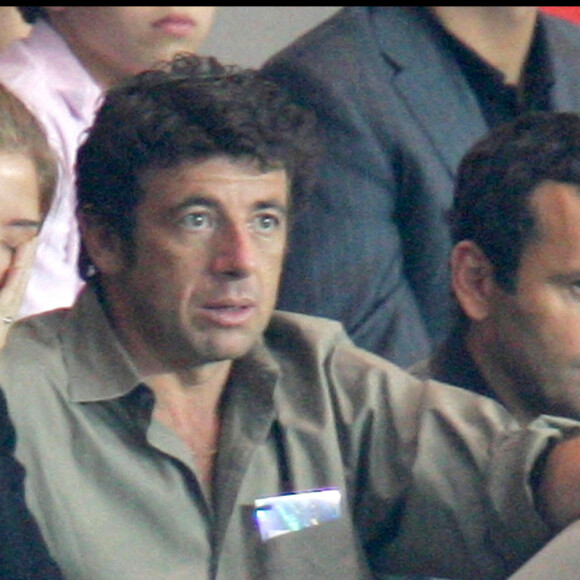 Patrick Bruel et son épouse Amanda Sthers, match entre le PSG et l'OM © Guillaume Gaffiot/Bestimage