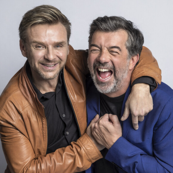 Exclusif - Jeanfi Janssen, Stéphane Plaza - Backstage - Enregistrement de l'émission "La Chanson secrète 10" diffusée sur TF1 © Jacovides-Moreau / Bestimage