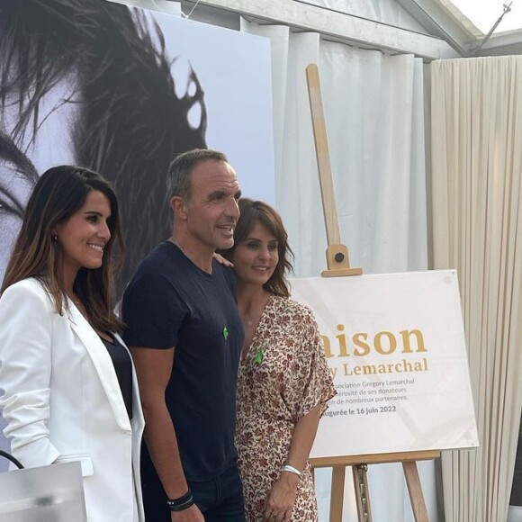 Pierre et Laurence Lemarchal inaugurent la maison Grégory Lemarchal, le 16 juin 2022, à Rueil-Malmaison (92), en présence de Karine Ferri mais aussi de Brigitte Macron, Nikos Aliagas, Faustine Bollaert et Julie Zenatti