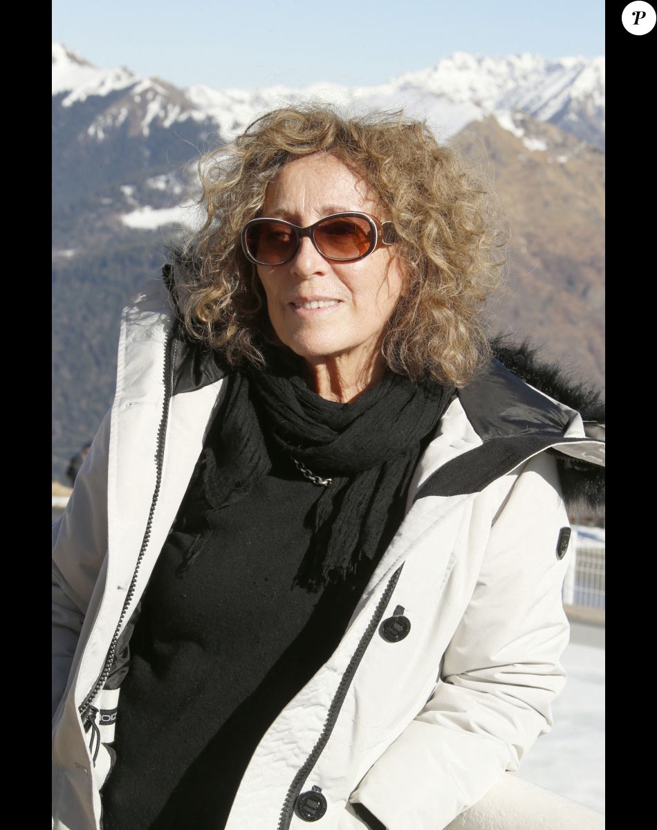 Mireille Dumas - Photocall lors de la 24e édition du Festival des Créations TV de Luchon. Le 9 février 2022. © Christophe Aubert via Bestimage