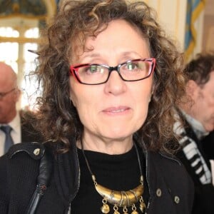 Mireille Dumas au Ministère de la Culture à Paris.