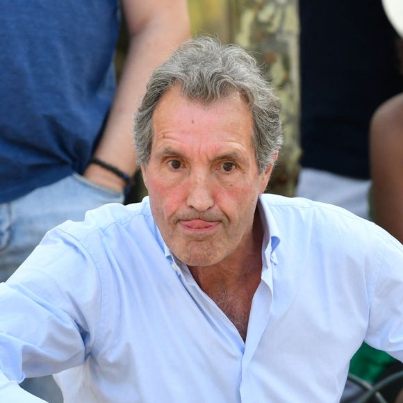 Exclusif - Jean-Jacques Bourdin lors du tournoi de pétanque des Toques Blanches Internationales au Jardin du Luxembourg à Paris, France, le 10 septembre 2018. © Bestimage