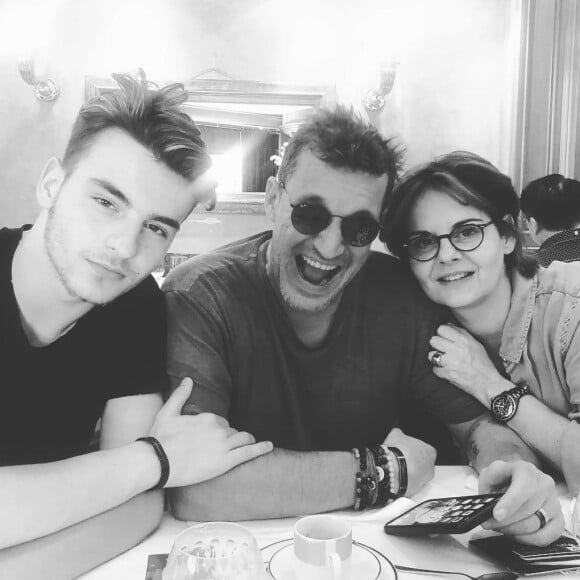 Valérie Sapienza, Benjamin Castaldi et leur fils Simon