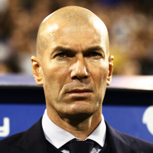 Zinedine Zidane lors du match de la Coupe du Roi "Real Zaragoza - Real Madrid" à Zaragoza.
