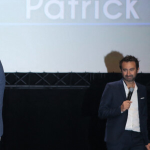 Michèle Laroque, Olivier Marchal - Cérémonie de clôture du 17ème festival de fiction TV de La Rochelle à l'Espace Encan à La Rochelle le 12 septembre 2015.