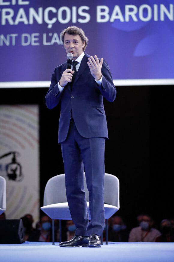 Francois Baroin - 103ème Congrès des maires et des présidents d'intercommunalité de France au Parc des Expositions de Paris (16 au 18 novembre 2021). Le 16 novembre 2021. © Aurélien Morissard / Panoramic / Bestimage 