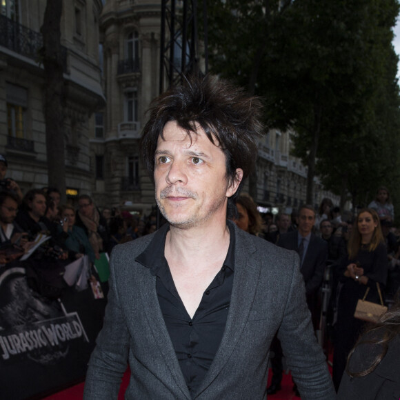 Nicola Sirkis et sa fille Théa - Première du film "Jurassic World" à l'Ugc Normandie à Paris le 29 mai 2015.  "Jurassic World" première in Paris, France on may 29, 2015. 
