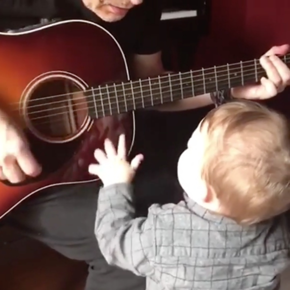 Nicola Sirkis et son fils Jules sur Intagram, en avril 2017.