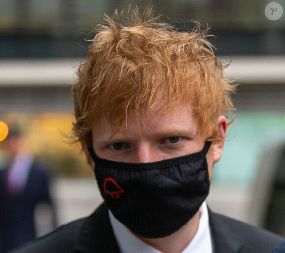 Ed Sheeran arrive au tribunal à Londres dans le cadre de son procès pour plagiat sur la chanson "Shape Of you" à Londres, Royaume Uni © Tayfun Salci/Zuma Press/Bestimage 