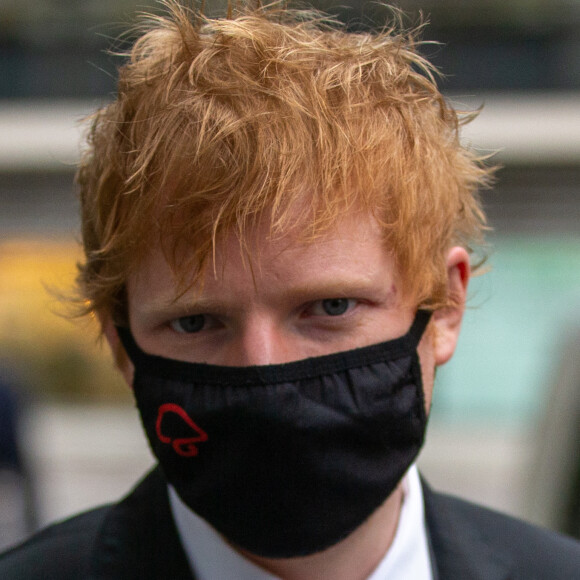 Ed Sheeran arrive au tribunal à Londres dans le cadre de son procès pour plagiat sur la chanson "Shape Of you" à Londres, Royaume Uni © Tayfun Salci/Zuma Press/Bestimage 