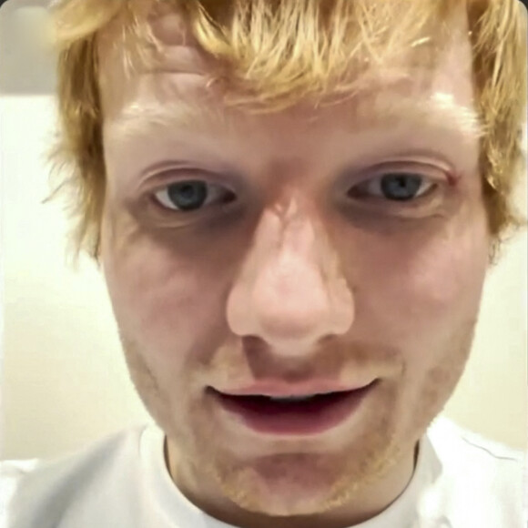 Screenshot of Ed Sheeran, sur ses réseaux sociaux
