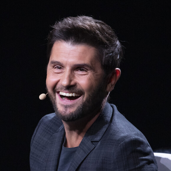Exclusif - Christophe Beaugrand - Enregistrement de l'émission "La Chanson secrète 11" à Paris, diffusée le 24 juin sur TF1. Le 15 janvier 2022 © Jacovides-Moreau / Bestimage 
