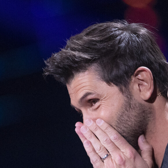 Exclusif - Christophe Beaugrand - Enregistrement de l'émission "La Chanson secrète 11" à Paris, diffusée le 24 juin sur TF1. Le 15 janvier 2022 © Jacovides-Moreau / Bestimage 