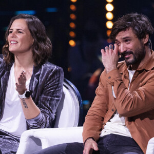 Exclusif - Laure Manaudou et son mari Jérémy Frérot - Enregistrement de l'émission "La Chanson secrète 11" à Paris © Cyril Moreau / Bestimage 