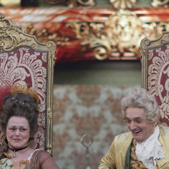 Exclusif - Muriel Robin, Pierre Palmade - Tournage de l'émission "La Fine Equipe de Pierre Palmade", diffusée le 25 juin sur France 2 © Cyril Moreau-Tiziano Da Silva / Bestimage