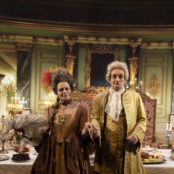 Exclusif - Muriel Robin, Pierre Palmade - Tournage de l'émission "La Fine Equipe de Pierre Palmade", diffusée le 25 juin sur France 2 © Cyril Moreau-Tiziano Da Silva / Bestimage