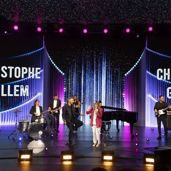 Exclusif - Christophe Willem, Chantal Goya - Tournage de l'émission "La Fine Equipe de Pierre Palmade", diffusée le 25 juin sur France 2 © Cyril Moreau-Tiziano Da Silva / Bestimage