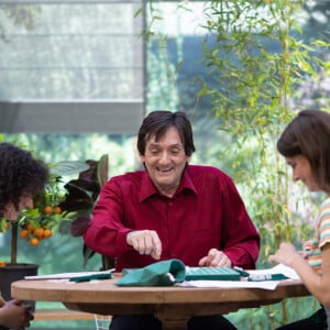 Exclusif - Pierre Palmade, Oriane Deschamps, Roman Doduik - Tournage de l'émission "La Fine Equipe de Pierre Palmade", diffusée le 25 juin sur France 2 © Cyril Moreau-Tiziano Da Silva / Bestimage