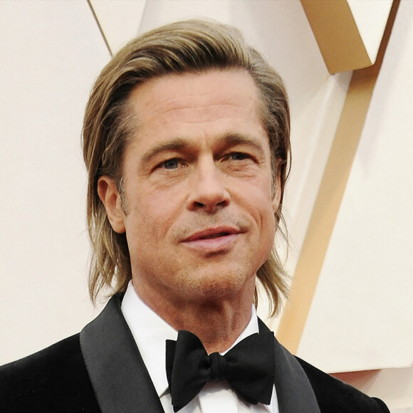 Brad Pitt lors du photocall des arrivées de la 92ème cérémonie des Oscars 2020 au Hollywood and Highland à Los Angeles, Californie, Etats-Unis, le 9 février 2020. 