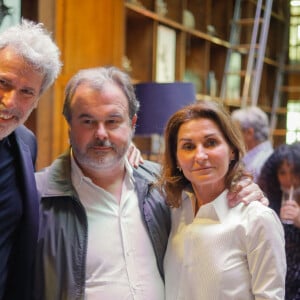 Le photographe Stéphane de Bourgies, Pierre Hermé et sa femme Valérie Franceschi - Vernissage de l'exposition "Jardins Secrets" du photographe Stéphane de Bourgies à l'espace Le Shack à Paris. Le 10 juin 2021 © Christophe Clovis / Bestimage