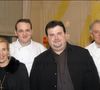 Hélène Darroze, Yann Roncier, Pierre Hermé et Michel Rostang en 2004. 