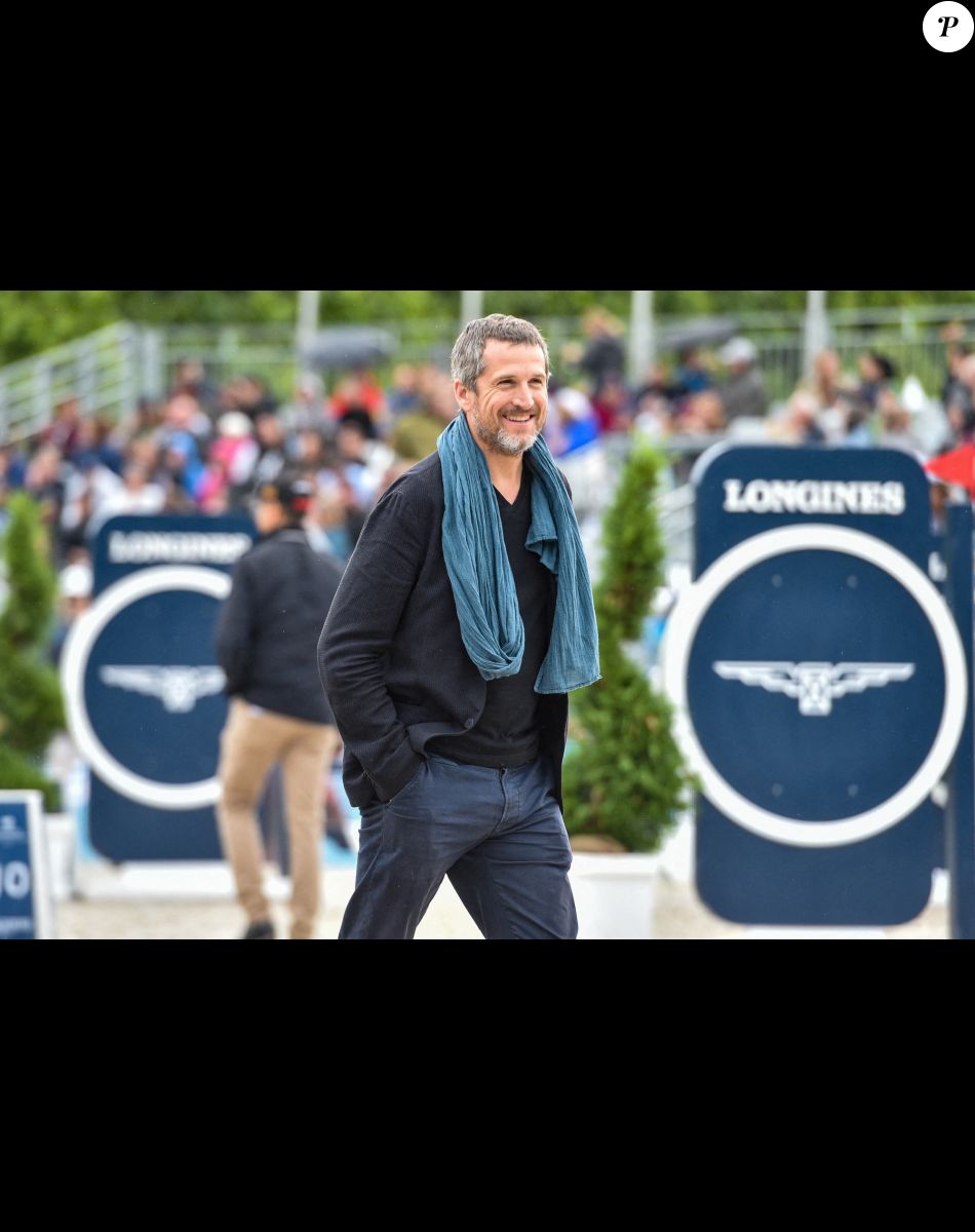 Guillaume Canet participe à la reconnaissance des célébrités de la Longines Global Champions Tour Grand Prix of Paris lors de la 8ème édition du "Longines Paris Eiffel Jumping" au Champ de Mars à Paris, France, le 25 juin 2022. © Perusseau-Gorassini-Tribeca/Bestimage