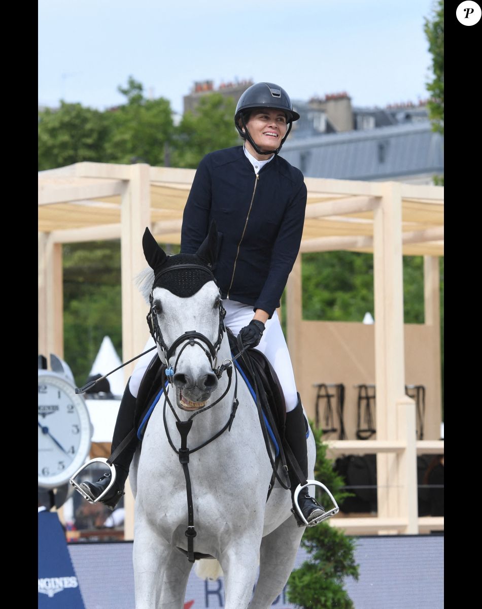 Marina Hands sur Copyright - Prix Geberit lors de la 8ème édition du "Longines Paris Eiffel Jumping" au Champ de Mars à Paris, France, le 26 juin 2022. © Perusseau-Gorassini-Tribeca / Bestimage
