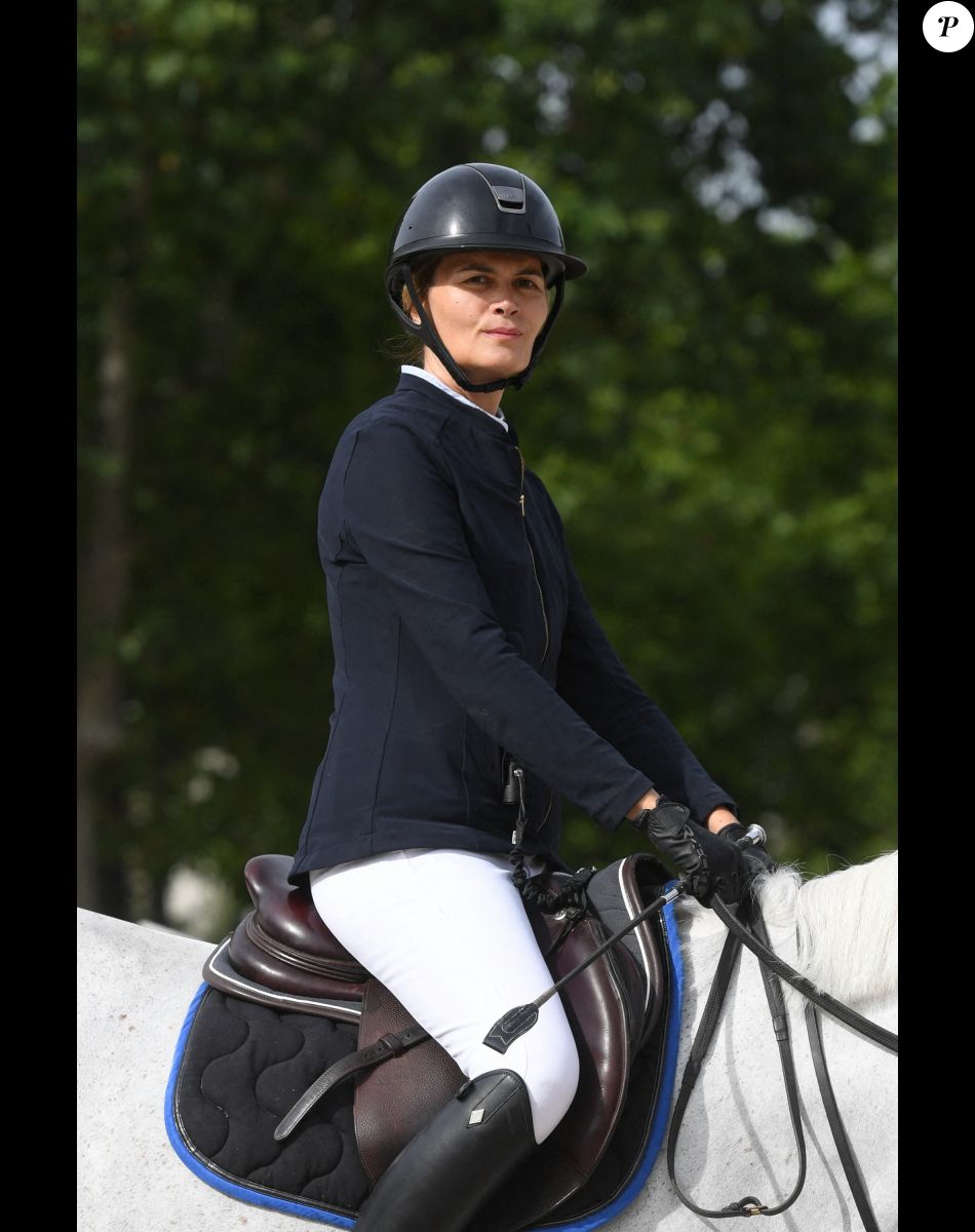 Marina Hands sur Copyright en détente du Prix Geberit lors de la 8ème édition du "Longines Paris Eiffel Jumping" au Champ de Mars à Paris, France, le 26 juin 2022. © Perusseau-Gorassini-Tribeca / Bestimage