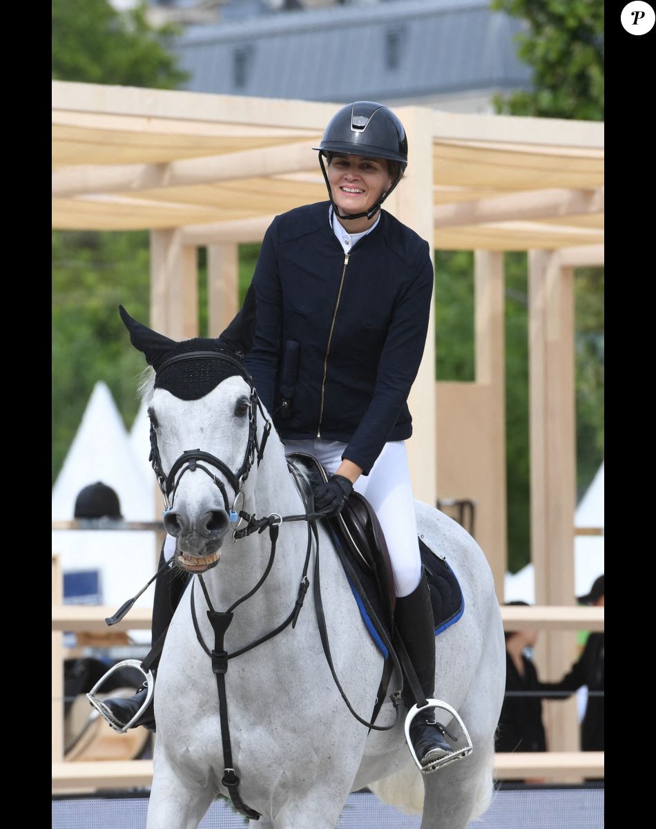 Marina Hands sur Copyright - Prix Geberit lors de la 8ème édition du "Longines Paris Eiffel Jumping" au Champ de Mars à Paris, France, le 26 juin 2022. © Perusseau-Gorassini-Tribeca / Bestimage