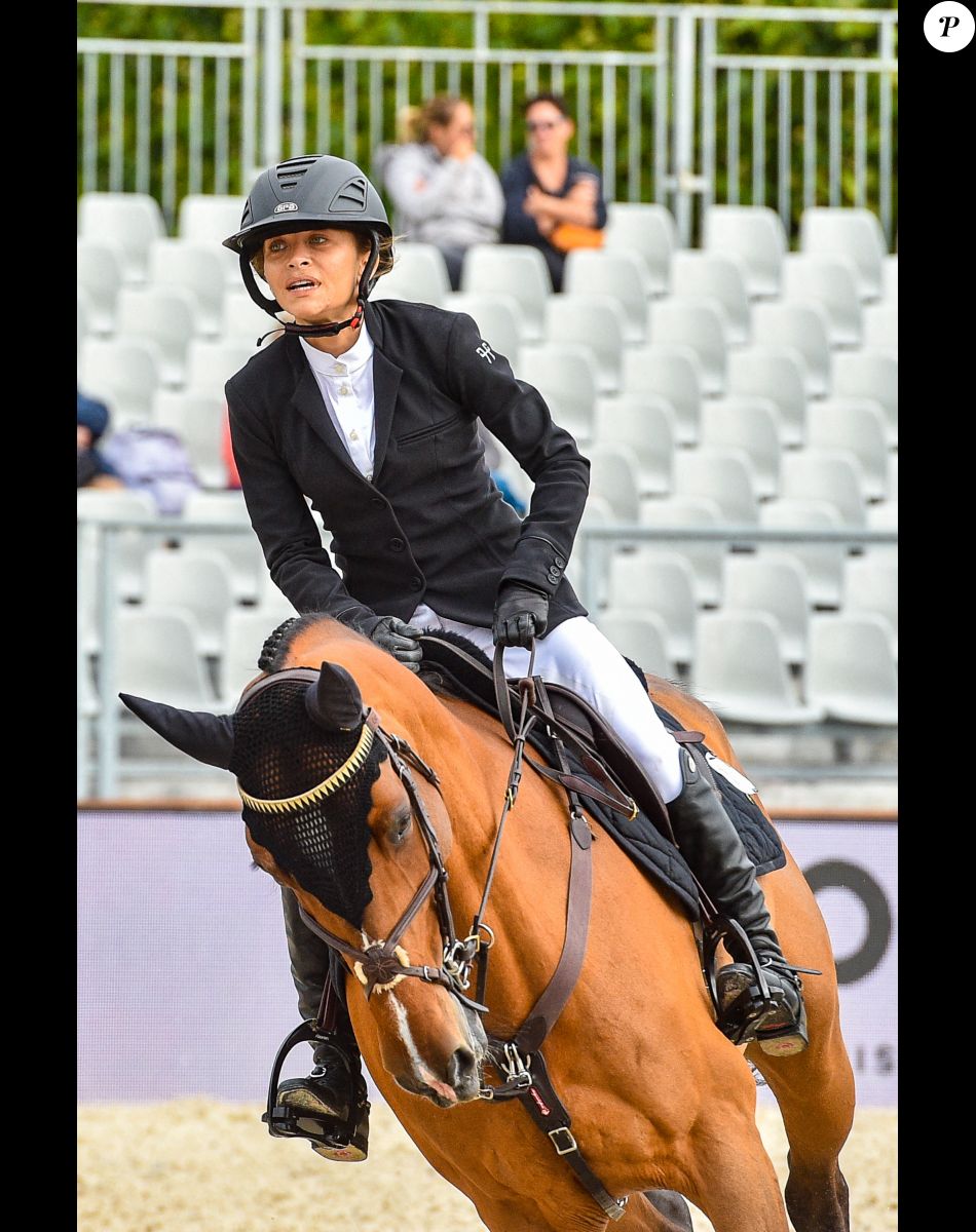 Mary Kate Olsen sur Dunotaire - Prix Joone (CSI 1) lors de la 8ème édition du "Longines Paris Eiffel Jumping" au Champ de Mars à Paris, France, le 25 juin 2022. © Perusseau-Gorassini-Tribeca/Bestimage